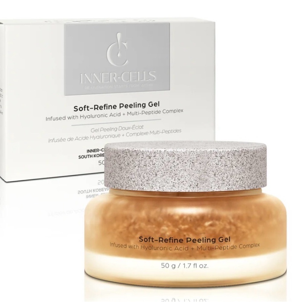 Soft-Refine Peeling Gel Infused with Hyaluronic Acid + Multi-Peptide Complex
